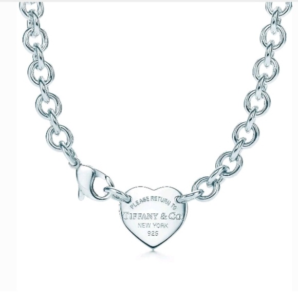 Tiffany & Co. Jewelry - SOLD.. Tiffany & Co. Heart Tag Necklace Choker